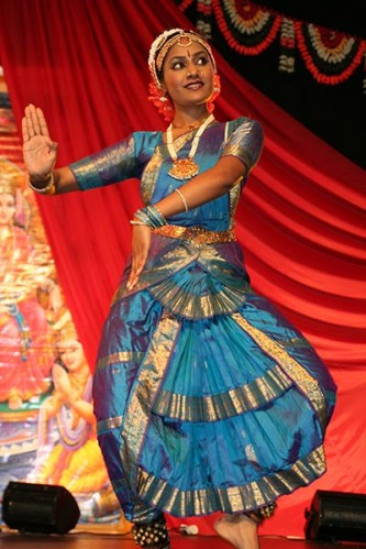 Traditional Indian dance performer 