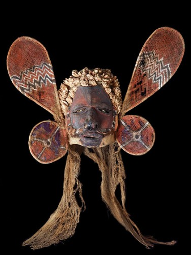 Malangan mask, circa 1900, Maker unknown, New Ireland. Gift of Mr Alexander Turnbull, 1913. Te Papa