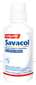  Savacol Antiseptic Mouth and Throat Rinse Alcohol Free