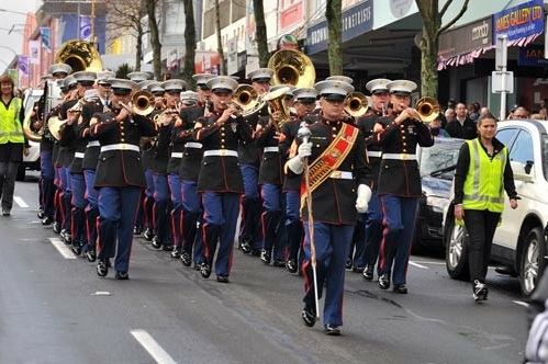 The US Marine Forces Pacific Band 