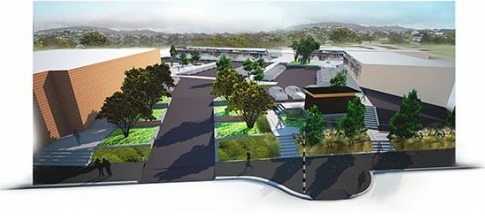 Artist impression of planned changes to McMillan Court.