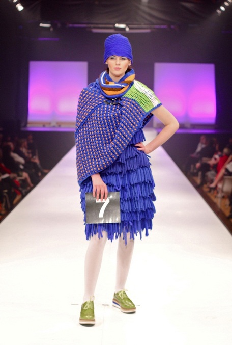 Wool category award winner featuring 2007 handmade tassels by designer Sara Dooley of Auckland.