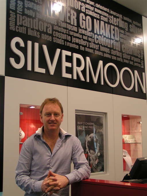 Simon Thwaites at one of his Christchurch stores.