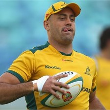 The Wales match will be Nathan Sharpe's 100th Test for Australia