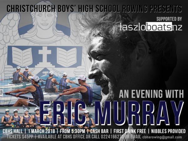 Flyer for the Eric Murray Fundraising Event
