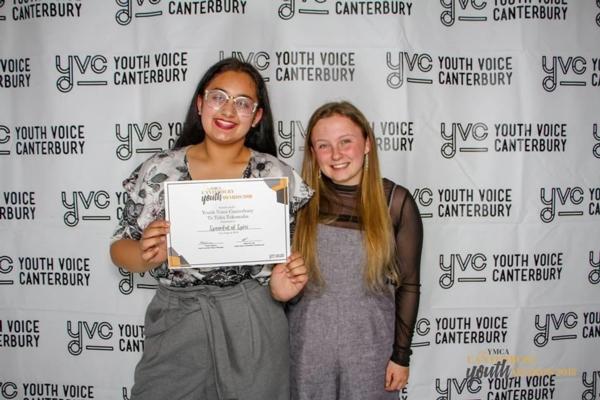 Tulsi and Lucy at the Youth Awards