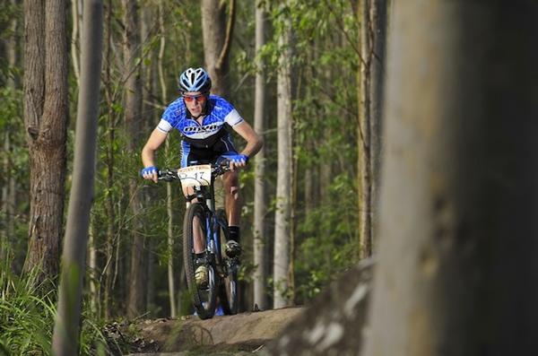 Overall race winner Mark Tupalski from Canberra loved the trails at Ourimbah.
