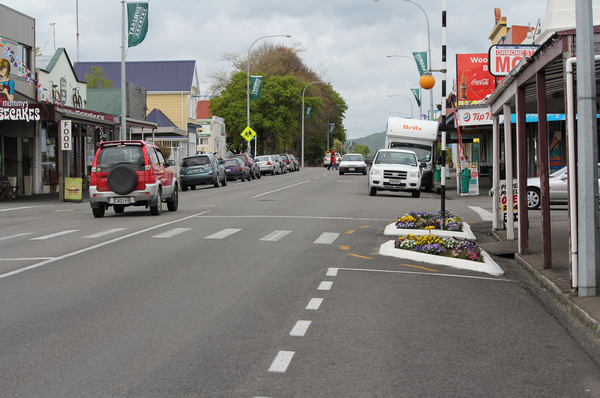 Businesses noticed a marked difference since the chicanes went up.