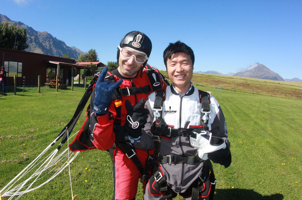 NZONE's Sasa Jojic celebrates landing with customer