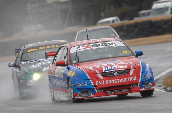 Ross said his car was 'quick out of the box' for the first round of the new year at Teretonga Park Invercargill.