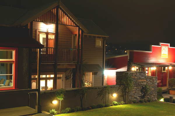 The Dairy, Private Hotel Queenstown at night