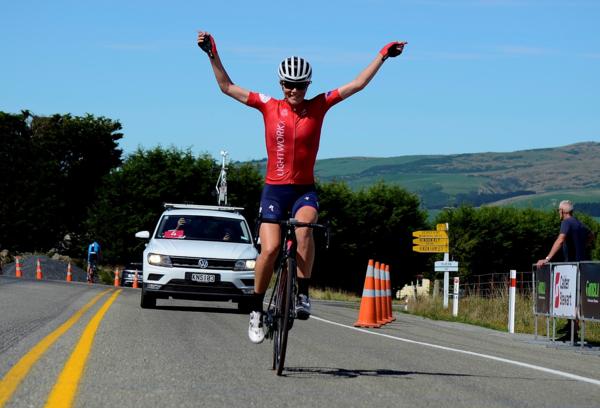 Kate McIIroy made in two winning years in a row in the Armstrong Prestige Dunedin Classic yesterday. 