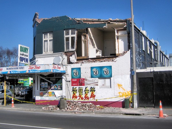 Aftermath of September 4th Earthquake in Christchurch, NZ.