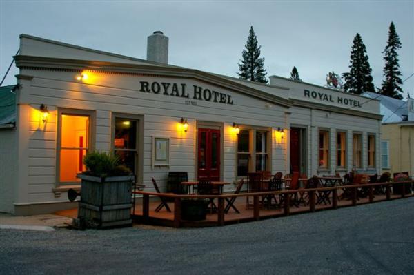Royal Hotel for sale in Naseby, NZ. A hotel built in 1863 being a relic of the past and situated in a beautiful and unique setting and located minutes from the Otago Rail Trail.