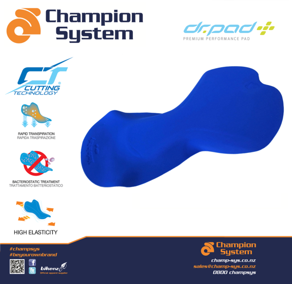 Leading custom apparel company Champion System is constantly striving to make improvements to its highly regarded range of cycling apparel so has recently changed its chamois supplier for its range of cycling shorts. 