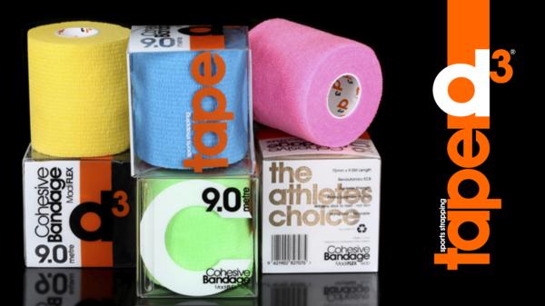 d3&#174; Tape is New Zealand's leading retailing sport strapping tape.