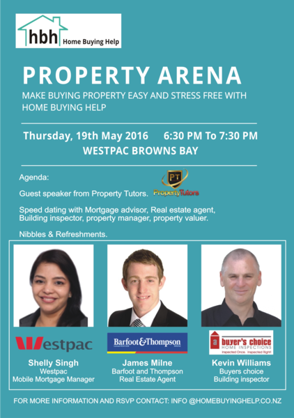 Free Property Seminar 19th May Westpac Browns Bay