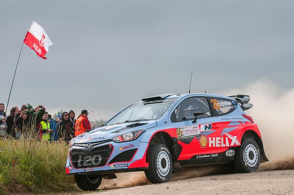 The New Zealand crew of Hayden Paddon and John Kennard have started strongly in their first attempt at Lotos Rally Poland, joining their Hyundai Motorsport teammates in the top seven overall after the event's first day of competition.