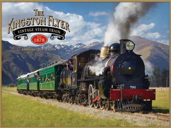 Icon Vintage train - The Kingston Flyer + land and buildings for sale near Queenstown New Zealand