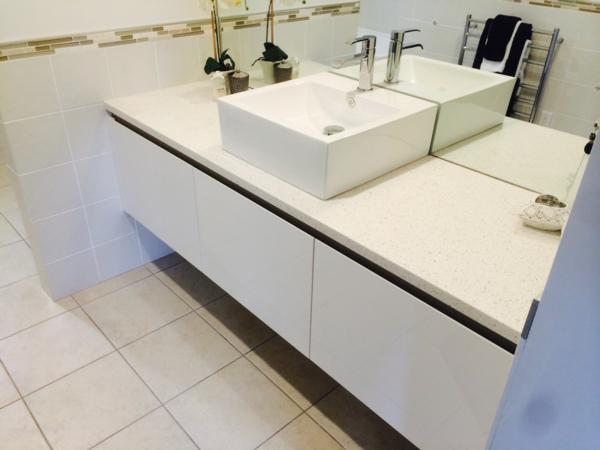 Bathroom Vanity, part of a full bathroom renovation carried out by Superior Renovations