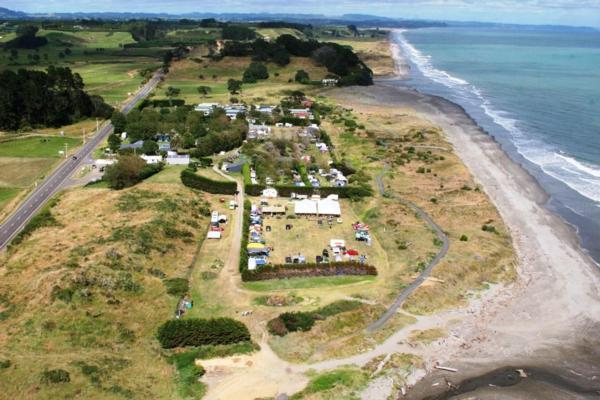 Unique opportunity to buy FHGC motor camp metres from the ocean in the magnificant Bay of Plenty region
