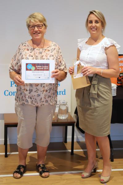 'First Time Entrant' Award winner, Margaret Patterson, with Ray White's Vanessa Golightly