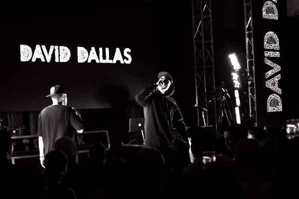 David Dallas performs at G-Shock's 'Shock The World' party in Auckland