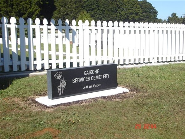 Uniform granite signs for Far North services cemeteries