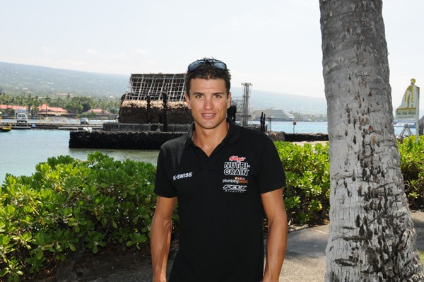 Terenzo Bozzone is in Hawaii for this weekend's Ironman World Championship, is a confirmed starter for the Kellogg's Nutri-Grain Ironman New Zealand next year after the company today signed up as the naming sponsor for the event today.