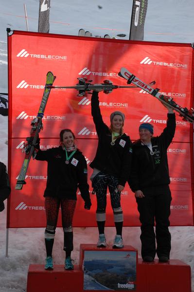  Final results Woman's Slalom: 1. Avril Dunleavy USA 2.Harriet Miller Brown NZL 3.Katie Fitzpatrick USA