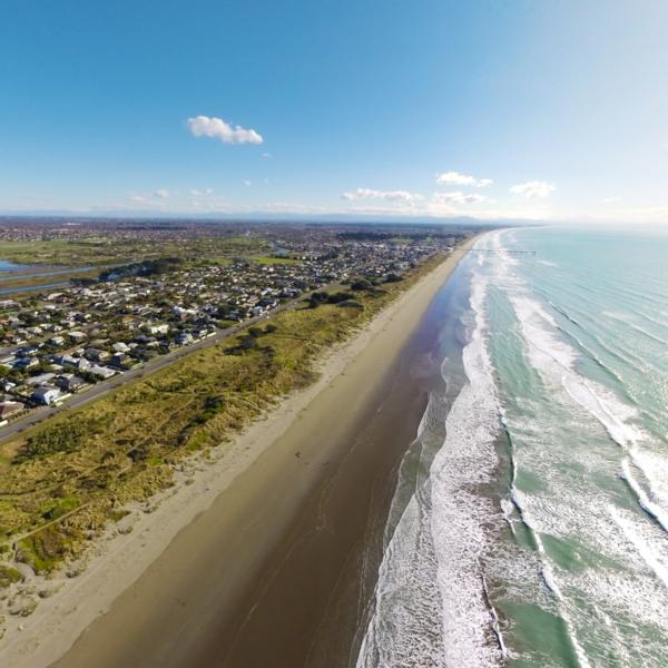 Aerial Image of New Brighton Beach