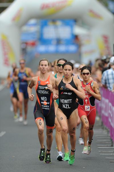 Andrea Hewitt from yesterdays ITU World Champs Race in Sydney