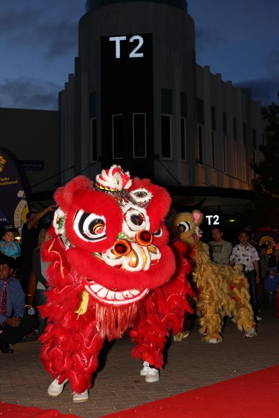 Chinese Lion and Dragon Dancers