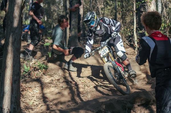 Joel Willis, favourite for the RedAss Downhill State Championship title in the U19's category.