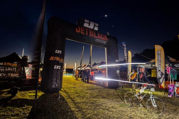 Night fall at the JetBlack WSMTB 12 hour event 2013.