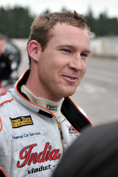 Australian V8 Supercar driver David Reynolds arrived at Christchurch's Ruapuna Raceway for this weekend's second round.