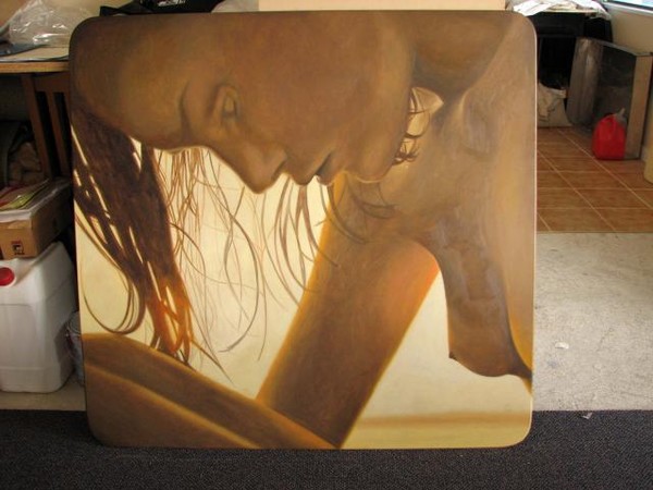 Sunset nude i'm working for June-July exhibtion