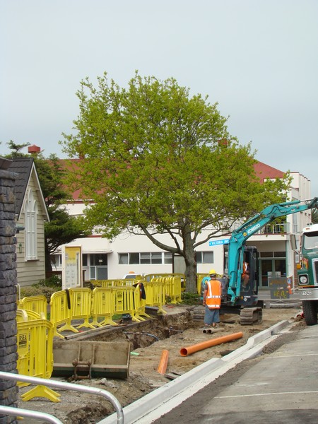 Work continues on Queen Street, Waiuku, as part of the Town Centre Upgrade