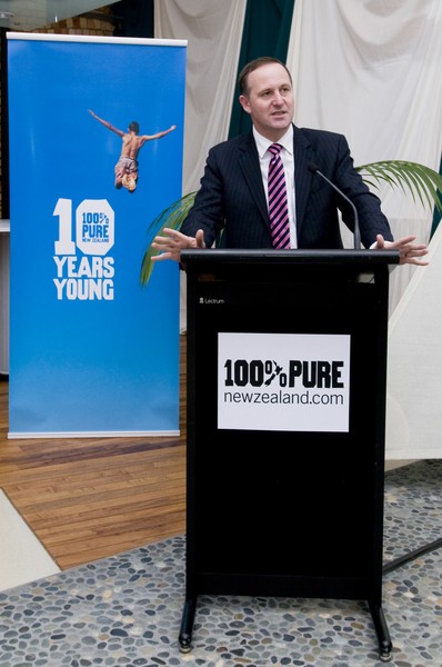 Prime Minister John Key launched a new Tourism New Zealand campaign in Auckland on 31 July encouraging Kiwis to become ambassadors for New Zealand.