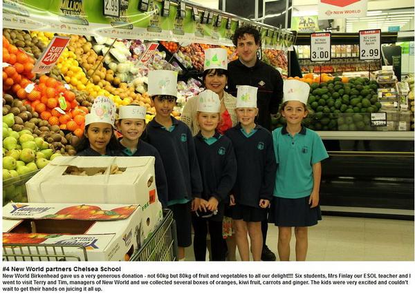 New World Birkenhead partners Chelsea Primary School for good health