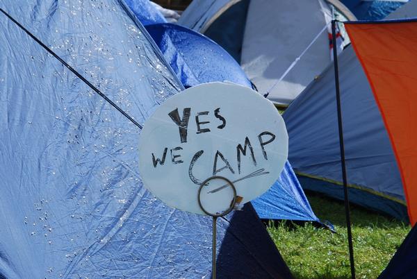 'Yes we camp'