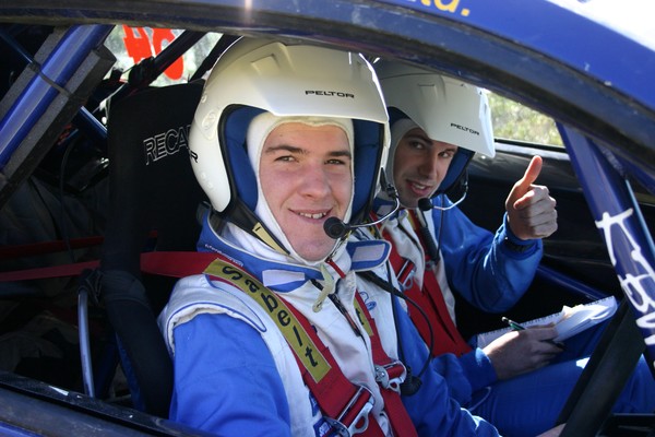 Ben Jagger and Ben Hawkins at Repco Rally of New Zealand