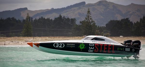 Red Steel is favourite to win the Superboat Lite Class. 