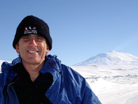 Snow enthused: ICTAR Director Professor Craig Cary.
