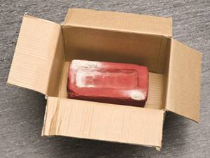 Robert Hood Brick in a Box 2012. Courtesy of the artist and Jonathan Smart Gallery