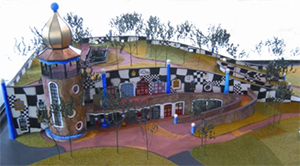 Hundertwasser Art Centre model