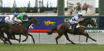  Insouciant (Keeper x Loudenne) taking out the NZB 1000 Guineas