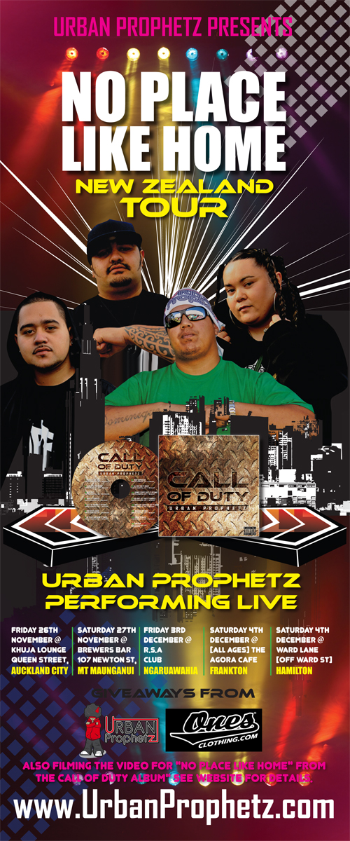 Urban Prophetz: No place like home tour