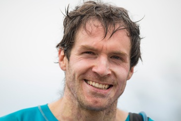 Happy racer: Jamie Nicoll, of Dunedin, all smiles moments before winning the 2013 Urge 3 Peaks Enduro held in Dunedin, New Zealand. (December 6-7, 2013).