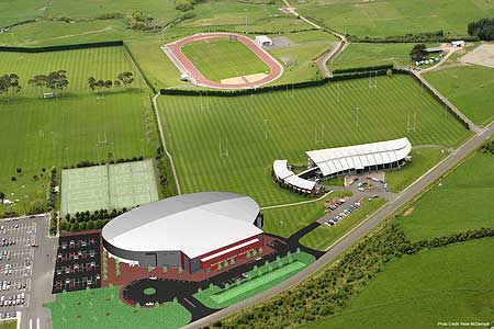 n artists impression of what the velodrome facility.